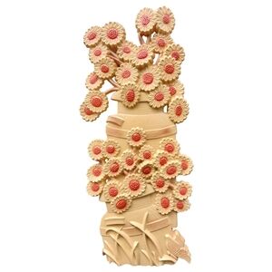 Vintage Syroco Floral Wall Plaque